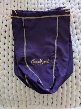 Lot of 5 Purple Crown Royal Bags